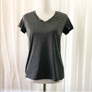 Champion | Workout Athletic V-neck Grey Tee Medium